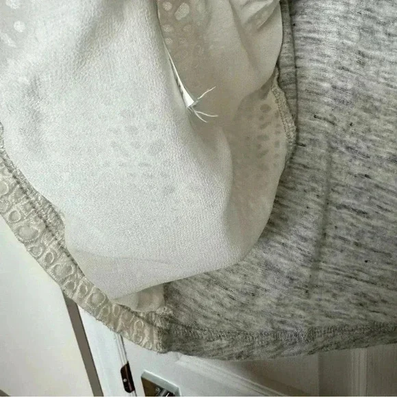 J. Crew Tank Top Lace Grey & White  Size Extra Small - Picture 15 of 16